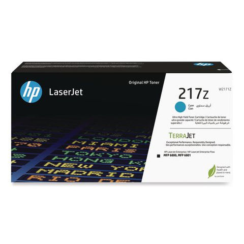 Hp 217z (w2171z) Ultra High-yield Cyan Original Laserjet Toner Cartridge
