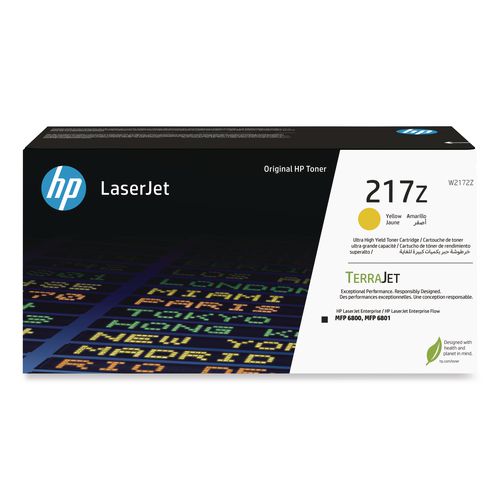 Hp 217z (w2172z) Ultra High-yield Yellow Original Laserjet Toner Cartridge