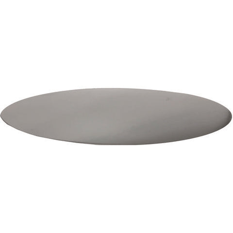 Foil Laminated Board Lids, 9" Diameter, Silver, Aluminum, 500/carton