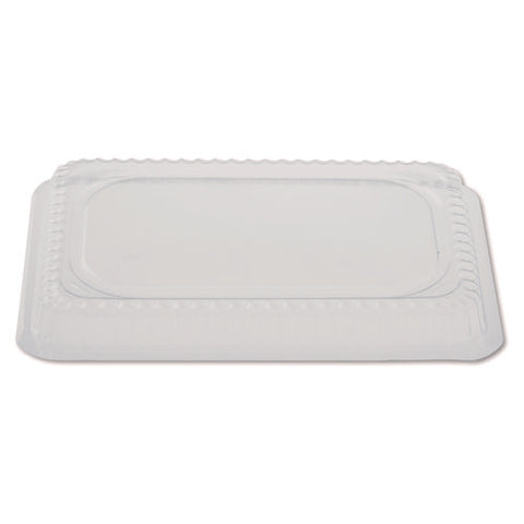 Plastic Dome Lids, Fits Oblong Pans 2061/2062, 8.25 X 5.88, Clear, 500/carton