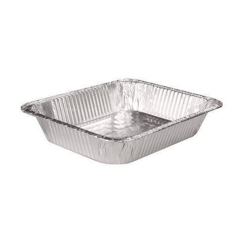 Aluminum Steam Table Pans, Half-size Deep, 2.56" Deep, 10.38 X 12.75, 100/carton