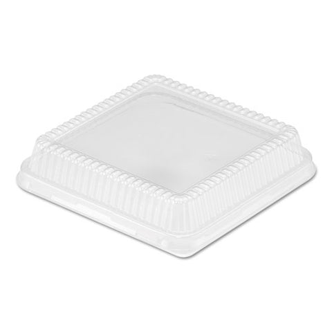 Plastic Dome Lid, 8.25 X 8.25 X 1.5, Clear, 500/carton