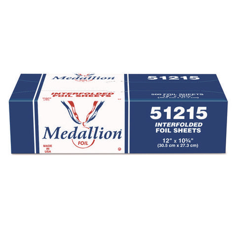 Medallion Interfolded Foil Sheets, 12 X 10.75, 500 Sheets/box, 6 Boxes/carton