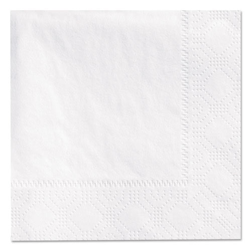 Beverage Napkins, 2-ply, 9 1/2 X 9 1/2, White, 3000/carton