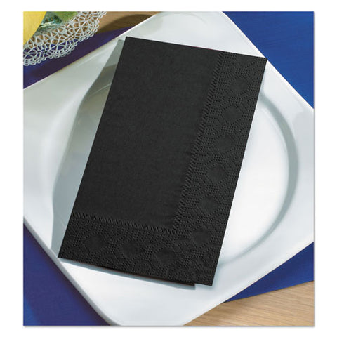 Dinner Napkins, 2-ply, 15 X 17, Black, 1000/carton