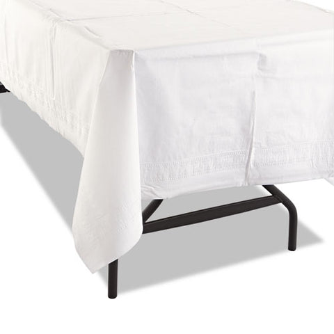 Cellutex Table Covers, Tissue/polylined, 54" X 108", White, 25/carton