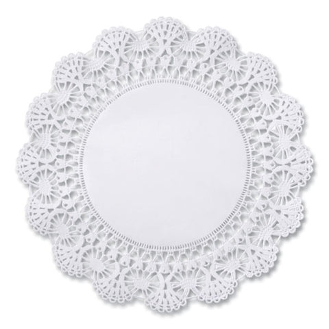 Cambridge Lace Doilies, Round, 6", White, 1,000/carton