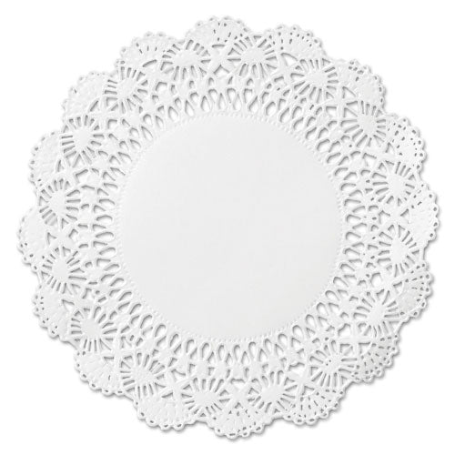 Cambridge Lace Doilies, Round, 10", White, 1,000/carton