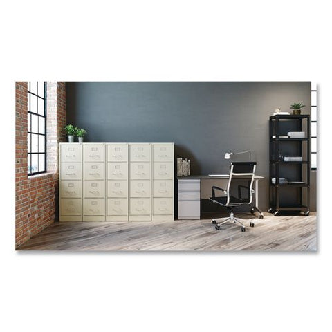 Commercial Vertical Letter File Cabinet, 4 Letter-size File Drawers, 15 X 25 X 52, Putty