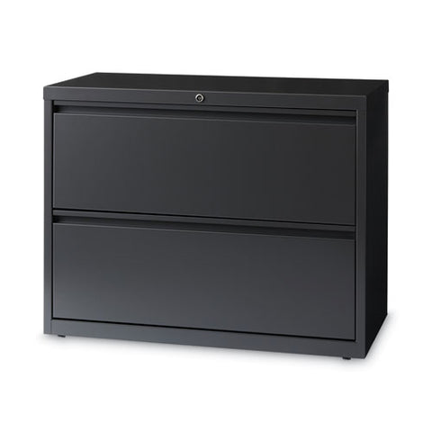 Lateral File Cabinet, 2 Letter/legal/a4-size File Drawers, Charcoal, 36 X 18.62 X 28