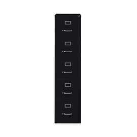 Vertical Letter File Cabinet, 5 Letter-size File Drawers, Black, 15 X 26.5 X 61.37