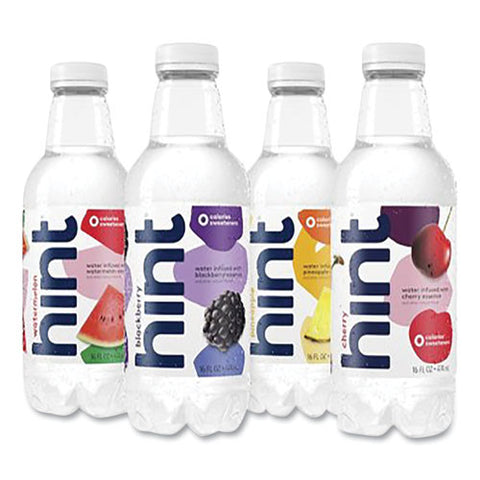 Flavored Water Variety Pack, 3 Blackberry, 3 Cherry, 3 Pineapple, 3 Watermelon, 16 Oz Bottle, 12 Bottles/carton