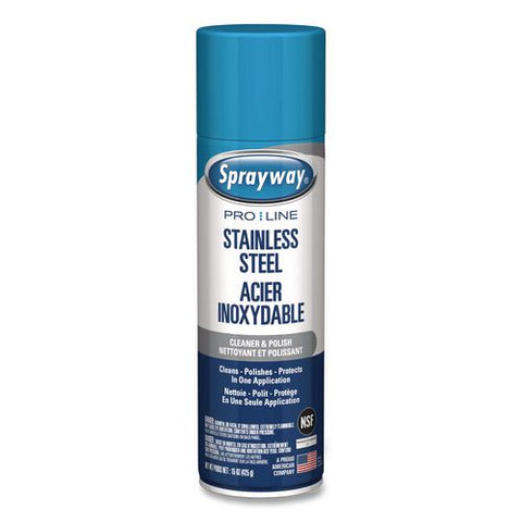 Stainless Steel Polish And Cleaner, 15 Oz Aerosol Spray