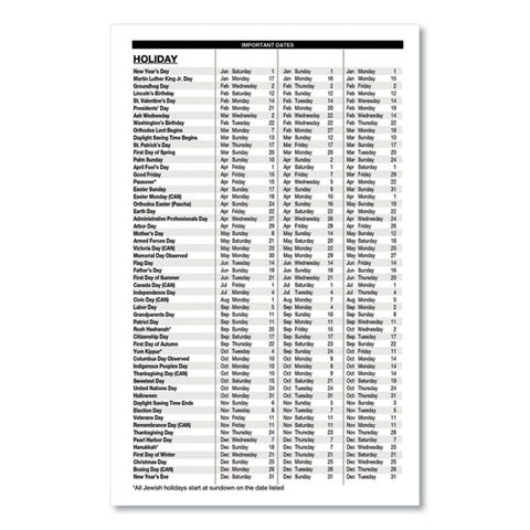 Memo Size Daily Appointment Book With 15-minute Schedule, 8 X 5, Black Cover, 12-month (jan To Dec): 2025