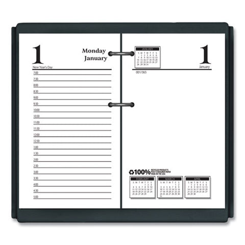 Economy Daily Desk Calendar Refill, 3.5 X 6, White Sheets, 12-month (jan To Dec): 2025