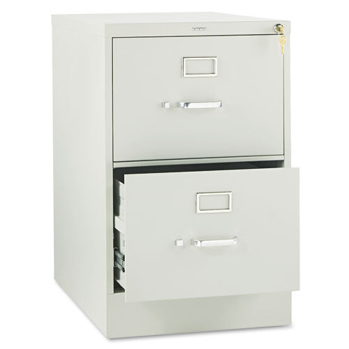 310 Series Vertical File, 2 Legal-size File Drawers, Light Gray, 18.25" X 26.5" X 29"