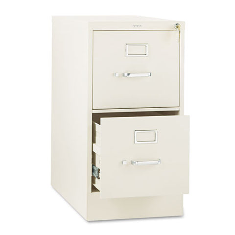 310 Series Vertical File, 2 Letter-size File Drawers, Putty, 15" X 26.5" X 29"