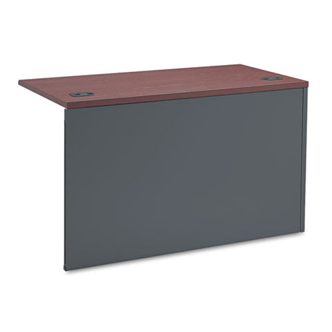 38000 Series Flush Return, Left, 48w X 24d X 29.5h, Mahogany/charcoal