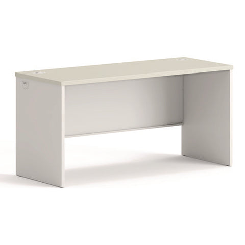 38000 Series Desk Shell, 60" X 24" X 30", Light Gray/silver