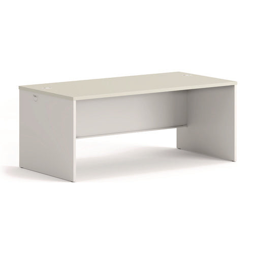 38000 Series Desk Shell, 72" X 36" X 30", Light Gray/silver