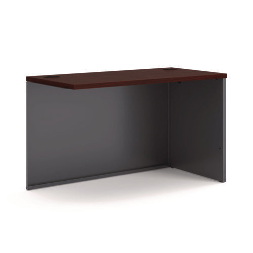 38000 Series Return Shell, Right, 48w X 24d X 29.5h, Mahogany/charcoal