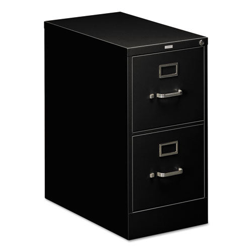 510 Series Vertical File, 2 Letter-size File Drawers, Black, 15" X 25" X 29"