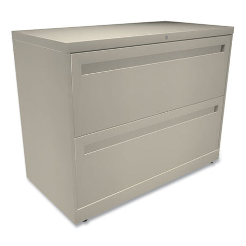 Brigade 700 Series Lateral File, 2 Legal/letter-size File Drawers, Putty, 36" X 18" X 28"