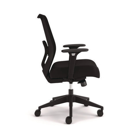 Altern Mesh Back Task Chair, 17.95 To 21.1 Seat Height, Black Seat, Black Back, Black Base