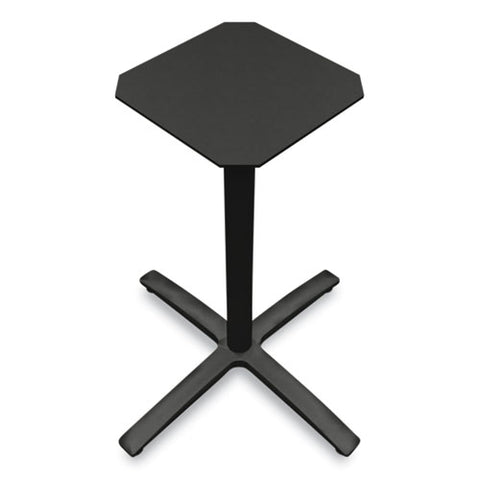 Between Seated-height X-base For 30" To 36" Table Tops, 26.18w X 29.57h, Black