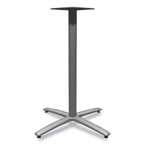 Between Standing-height X-base For 42" Table Tops, 32.68w X 41.12h, Silver