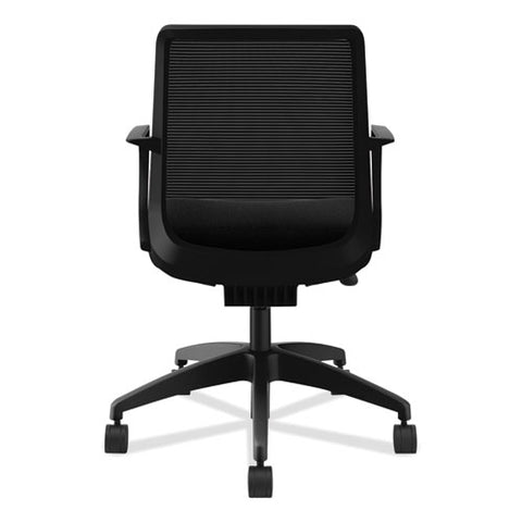 Cliq Office Chair, Supports Up To 300 Lb, 17" To 22" Seat Height, Black Seat, Black Back, Black Base