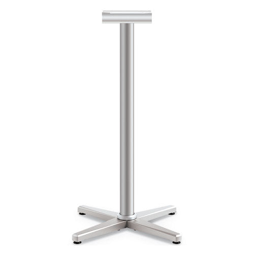 Arrange X-leg Base For 30" To 36" Tops, 25.59w X 25.59d X 40h, Silver