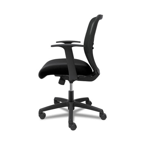 Gateway Mid-back Task Chair, Supports Up To 250 Lb, 17" To 22" Seat Height, Black