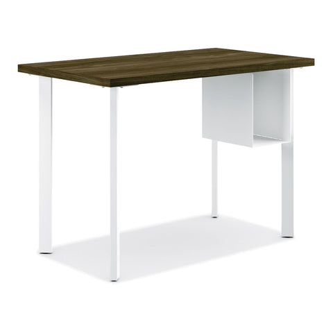 Coze Writing Desk Post Legs With U-storage Compartment, 5.75" X 28", Designer White, 4 Legs/set