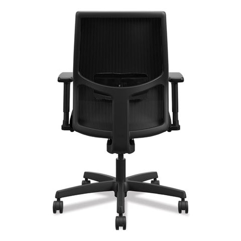 Ignition 2.0 4-way Stretch Low-back Mesh Task Chair, Supports Up To 300 Lb, 16.75" To 21.25" Seat Height, Black