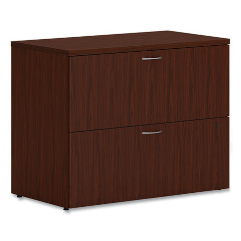 Mod Lateral File, 2 Legal/letter-size File Drawers, Traditional Mahogany, 36" X 20" X 29"