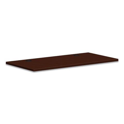 Mod Worksurface, Rectangular, 48w X 24d, Traditional Mahogany