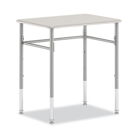 Smartlink Student Desk, Rectangle, 20" X 26" X 23" To 33", White, 2/carton