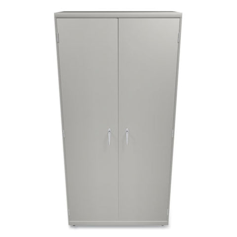 Assembled Storage Cabinet, 36w X 18.13d X 71.75h, Light Gray