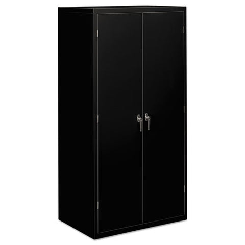 Assembled Storage Cabinet, 36w X 24.25d X 71.75h, Black