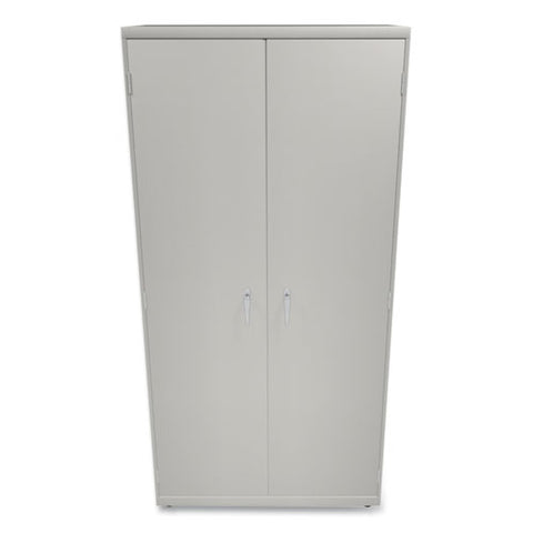 Assembled Storage Cabinet, 36w X 24.25d X 71.75h, Light Gray