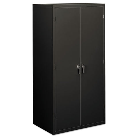 Assembled Storage Cabinet, 36w X 24.25d X 71.75, Charcoal