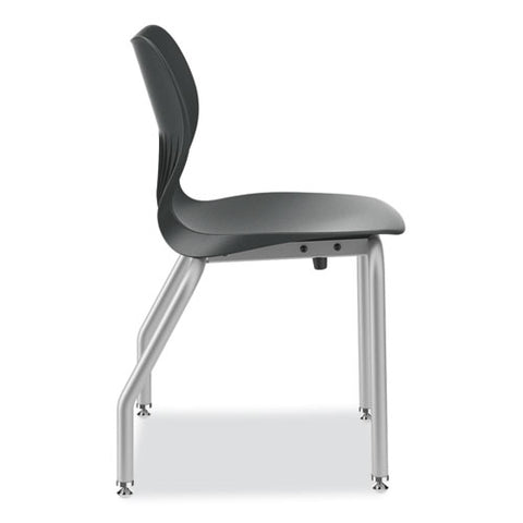 Smartlink Four-leg Chair, Supports Up To 275 Lb, 18" Seat Height, Lava Seat, Lava Back, Platinum Base