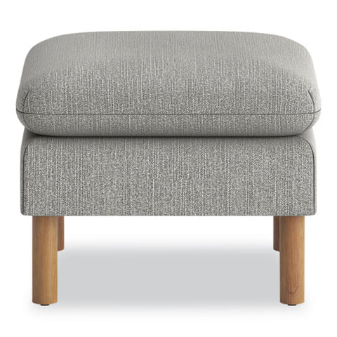 Parkwyn Series Ottoman, 23" X 23" X 17.5", Gray