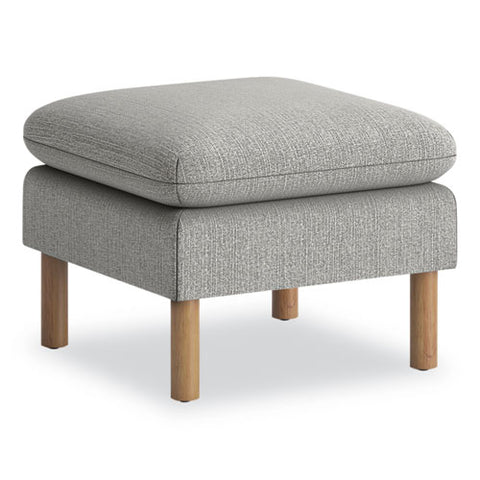 Parkwyn Series Ottoman, 23" X 23" X 17.5", Gray