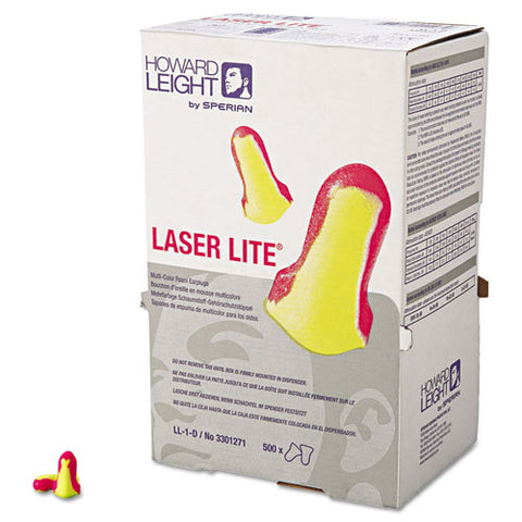 Ll-1 D Laser Lite Single-use Earplugs, Cordless, 32nrr, Ma/yw, Ls500, 500 Pairs