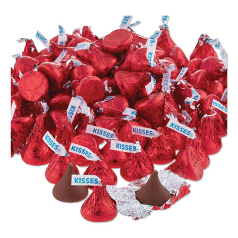 Kisses, Milk Chocolate, Red Wrappers, 66.7 Oz Bag