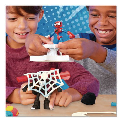 Play-doh Marvel Spider-man Launch And Slice Battle Playset