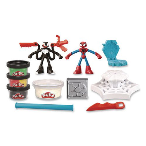 Play-doh Marvel Spider-man Launch And Slice Battle Playset
