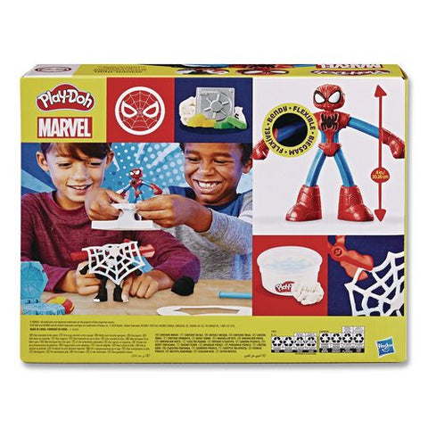 Play-doh Marvel Spider-man Launch And Slice Battle Playset